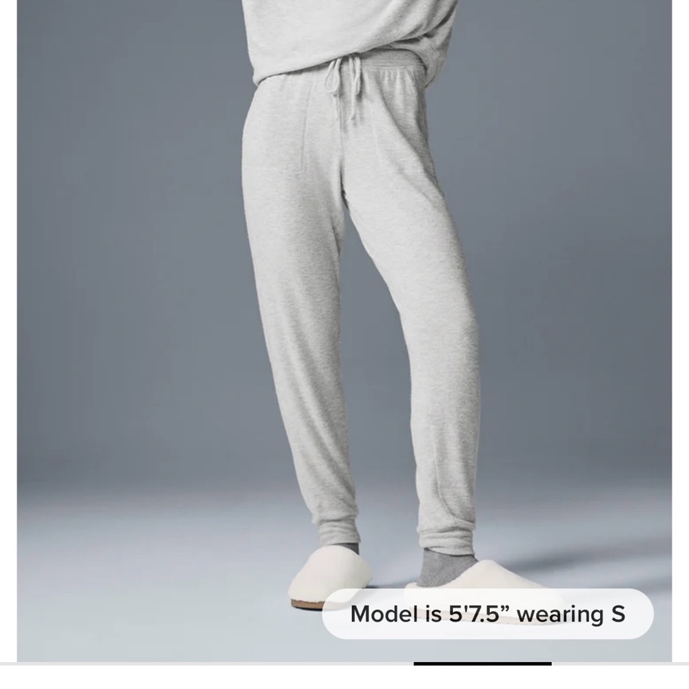 Alo Yoga - Womens Soho Sweatpants Grey